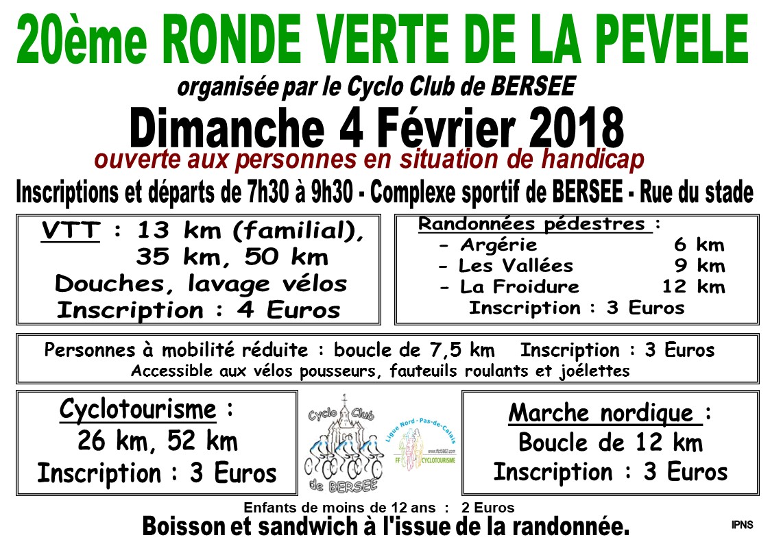 Bersée Ronde verte de la Pévéle(vtt)