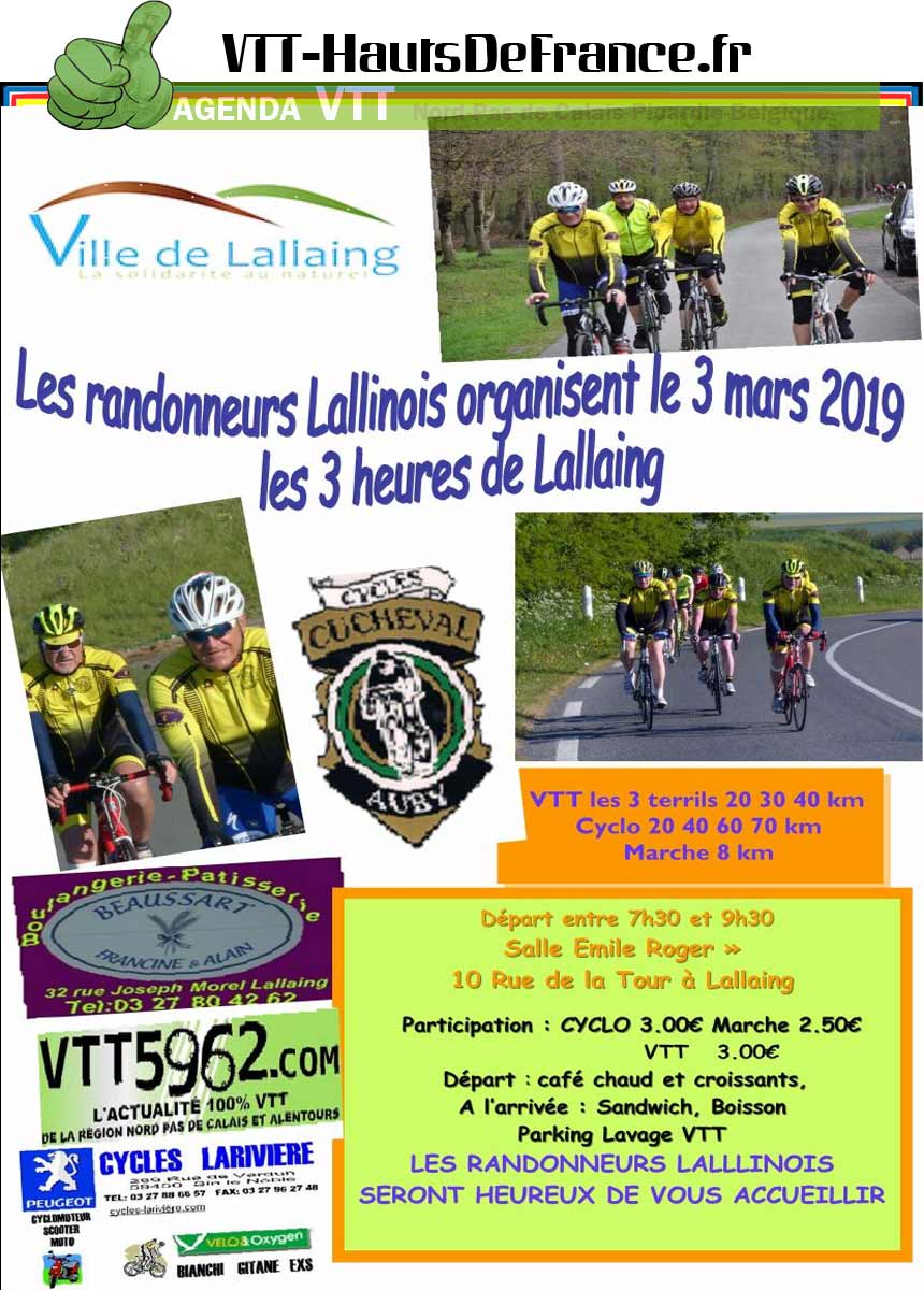 Les 3 heures de Lallaing  & les 3 Terrils VTT