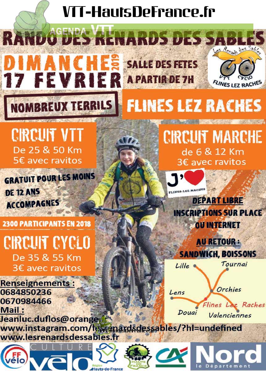 Cyclo/VTT Flines les raches